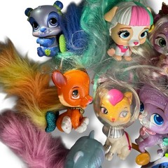 Disney Princess Palace Pets Furry Tail Friends Figures – Lot of 9 Brushable