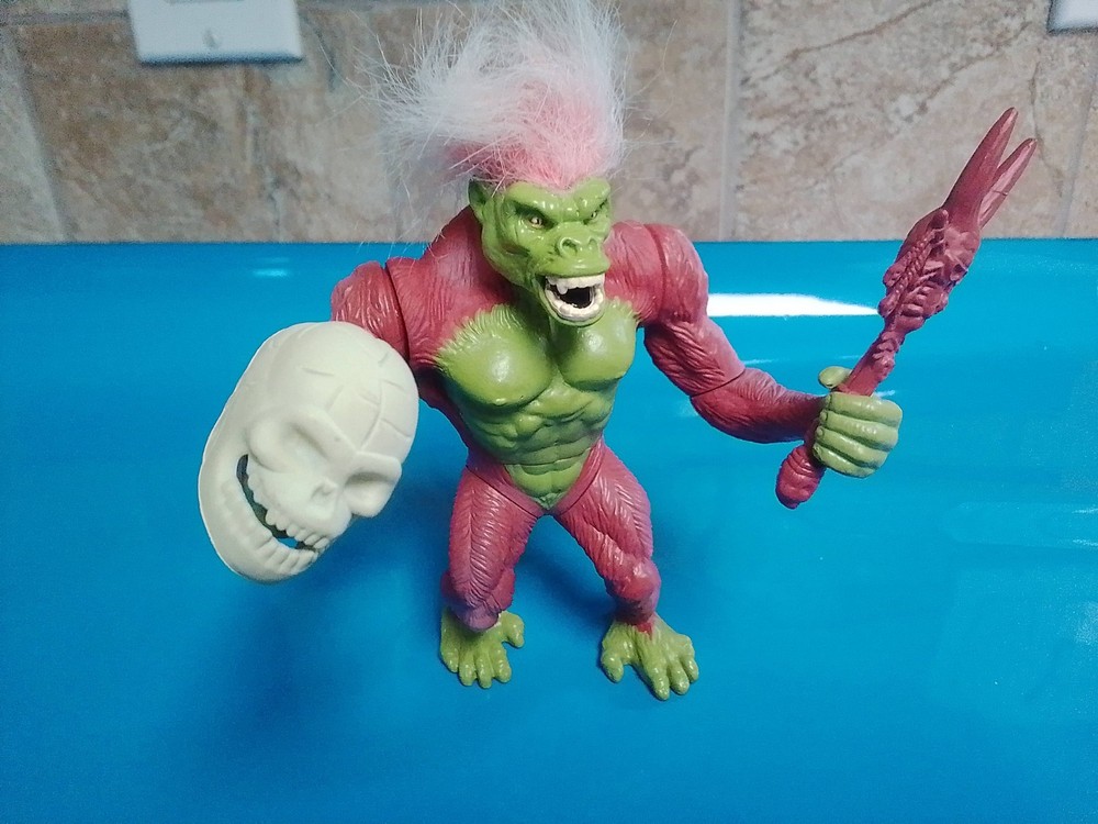 1994 Atari Primal RageYeti Green Red Chaos with accessories