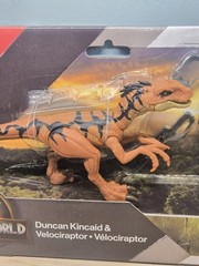 Jurassic World Rebirth Duncan Kincaid & Velociraptor Human & Dino Pack
