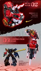 Miniforce Dinoid Warrior DINO COMMANDER+THUNDER TYRA STORM TERA BURNING KERA Set