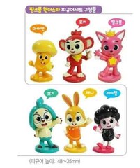 Pinkfong Wonderstar Detective Pinkfong Hogi Figure 6 Set Korea Toy
