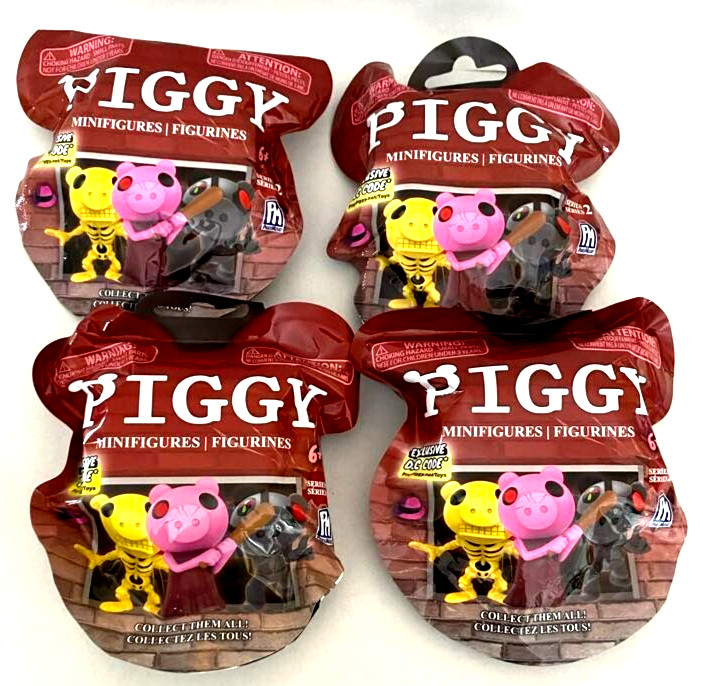 Piggy Surprise Mini 3 Inch Figure | Series 2 | Four Random Packs