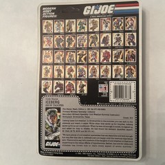 GI Joe ARAH Action Figure – ICEBERG – 1986 – Carded Unpunched Original MOC Rare!