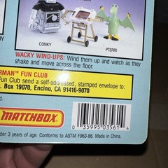 1988 MATCHBOX PEE-WEE HERMAN 6″ POSEABLE FIGURE MOSC toy Store deadstock