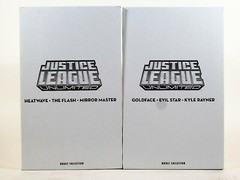 Justice League Unlimited 3-Packs LOT OF 2 Heatwave Flash Mirror Goldface Rayner+