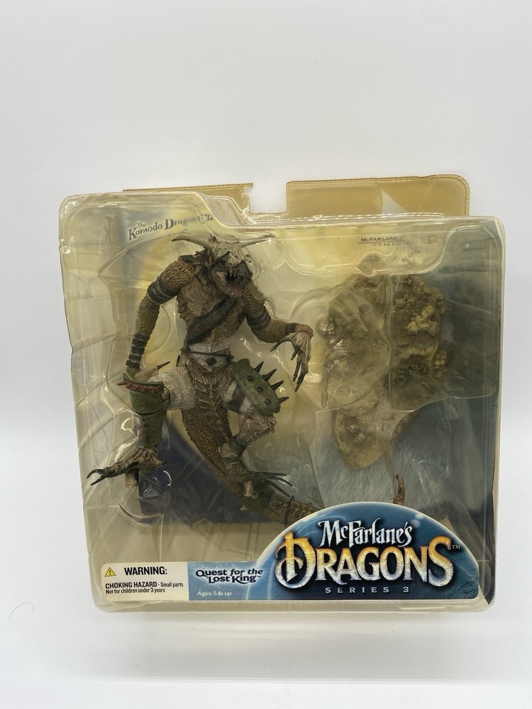 McFarlane’s Dragons Series 3 Komodo Dragon Clan Figure New Quest For The Lost