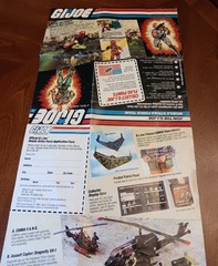 Vintage G.I. Joe yearly toy catalogs 1982-85 books and coloring book. Big lot
