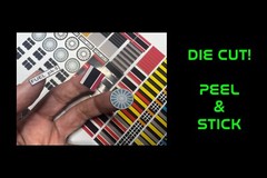 Deluxe Sticker Sets DIE CUT | 1976 Mattel Space 1999 Eagle