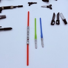 Mixed Lot Of Action Figure Weapons Guns Knives & Accessories G.I. Joe Star Wars