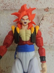 Bandai Dragon Ball Super Dragon Stars Super Saiyan 4 Gogeta 6″ LOOSE NO TAIL