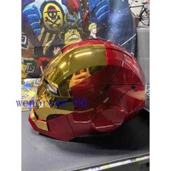 US!! 1:1 Iron Man MK5 Helmet Wearable Voice-control Mask Cosplay Golden AUTOKING