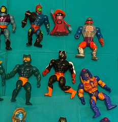 vintage HE-MAN MOTU FIGURES PARTS WEAPONS LOT #248 Skeletor Orko Teela FREE SHIP