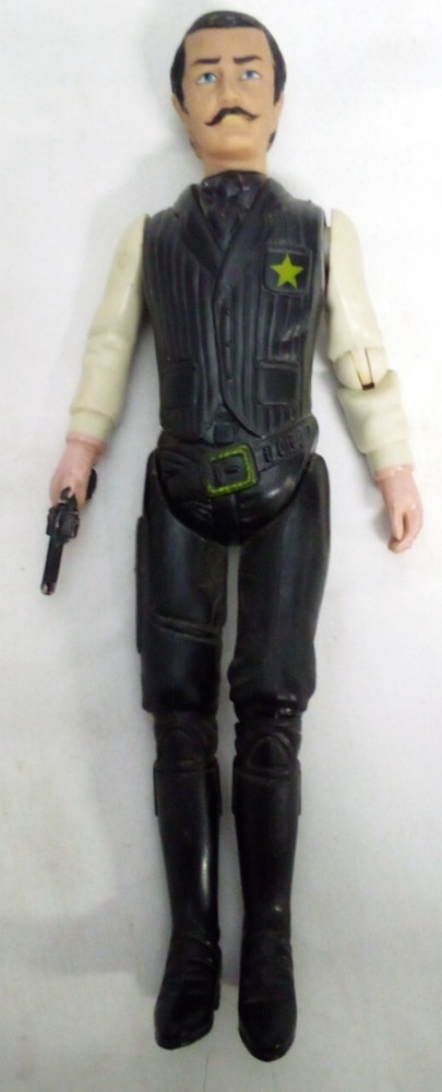 VTG DURHAM TOY ACTION FIGURE SHERIFF WYATT EARP QUICK DRAW GUN FIGHTER J
