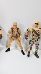 Lot of 5 Action Figures Solders GI Joe 4 inch