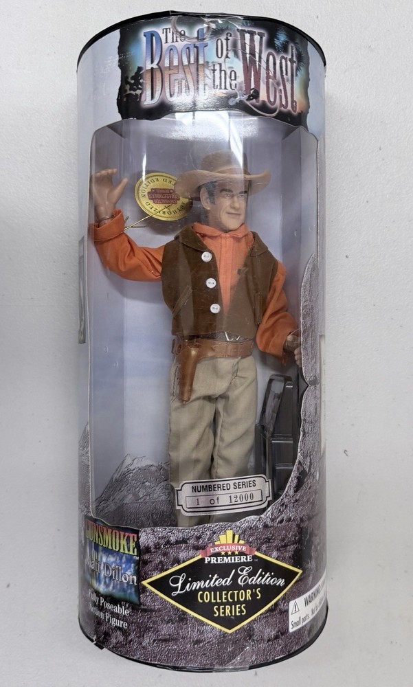 Best Of The West Gunsmoke Matt Dillon Figure Collector’s Series 1 Of 12000