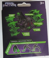 Final Faction Kharn the Rumbler ATV+ weapons and armor Toy Venom poison Edition