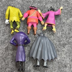 5PCS Scooby-Doo Mystery 50th Years Dracula Wolfman Ghost Action Figure Toys