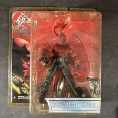 HELLBOY ACTION FIGURE MEZCO 2004 ANUNG UN RAMA FIRE HORNS NEW SLIGHT YELLOW