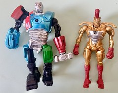 REAL STEEL set of 8 Action Figures robots ATOM lot Zeus steal giant Iron Adam