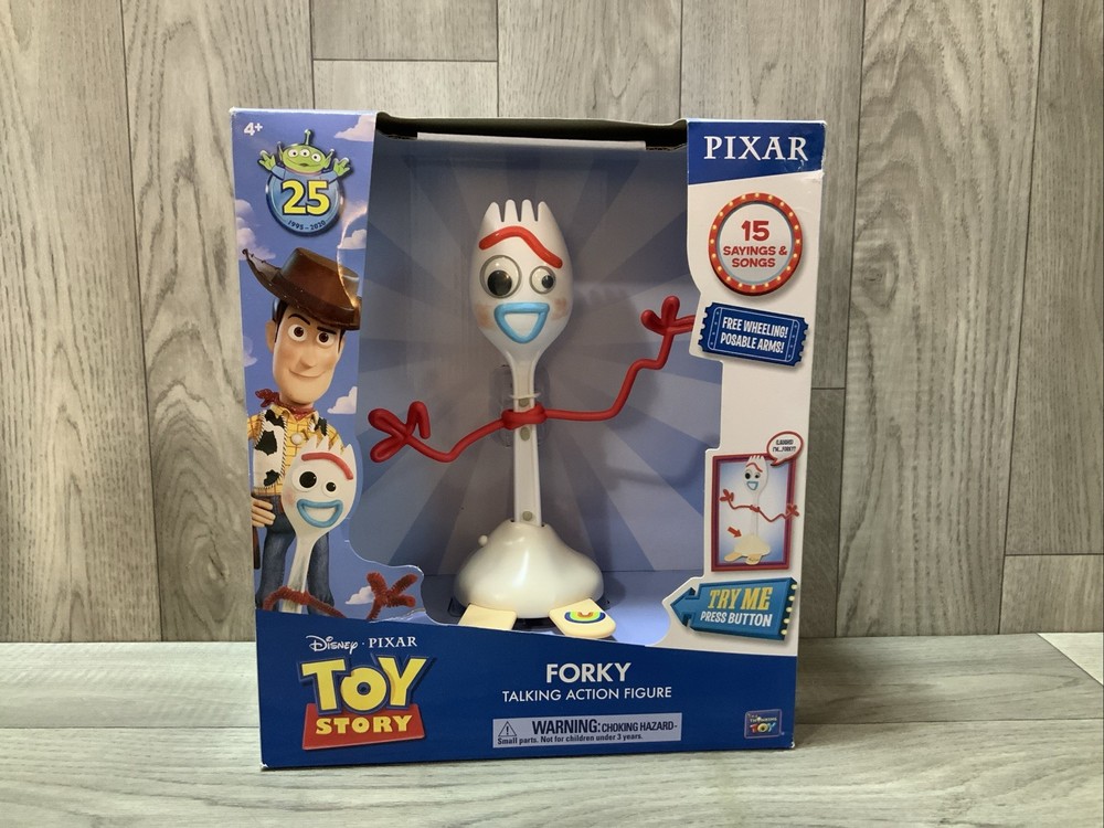 Disney Pixar Toy Story 25th Anniversary Forky Talking Figure NEW Thinkway Toys