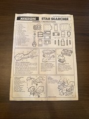 Vintage Mego Micronauts Star Searcher With Box And Instructions, Complete