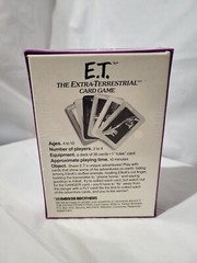 E.T. THE EXTRA-TERRESTRIAL CARD GAME – PARKER BROTHERS 1982 Vintage Sealed