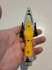 Power Rangers POWER BLASTER 5 in 1 Axe Weapon, Megazord sabertooth Dagger 1994