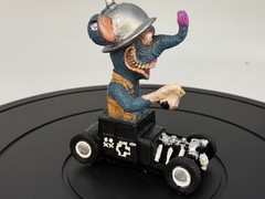 VRHTF RARE COOL ED “BIG DADDY” ROTH RAT FINK STYLE BIMBO THE ELEPHANT IN CAR “