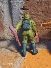 4 Guts! Green Berets Canned Heat Grunt Vtg Action Figure Lot Mattel 1986 1988 2″