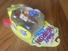 Mega Grip Jimmy Neutron Boy Genius Mattel Action Figure Figurine Toy Nickelodeon