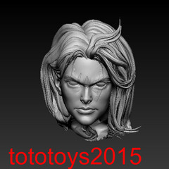1:12 1:18 Beauty Woman HeroGirl Head Sculpt For 6″ 3.75″Action Figure Body Toy