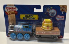 Thomas Wooden Train by Fisher Price Birthday Thomas & Cake Cargo Car Y4501