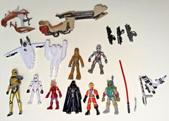 Star Wars Mission Fleet Loose Lot Figures, Vehicles, Weapons & Other Misc Incomp