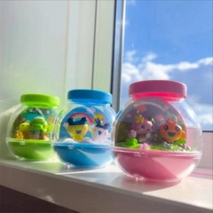 Bandai Tamagotchi Bottle Scene Terrarium Gashapon Genuine Blind Box Capsule Toy