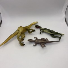 Vintage 80s & 90s Dinosaur Figure Lot Of 14 – Unbranded And Branded