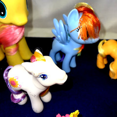 Vtg My Little Pony Toy Lot 16 Figures Various Sizes Hasbro Mixed G3 G4 Ponies