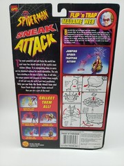 Spider-Man Sneak Attack Flip n Trap Madame Web Tech-Web Marvel Toy Biz 1998