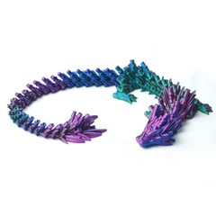 16.14inch 3D Printed Dragon Model,Articulated Animals figure,Toys Home Decor