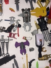 Power Rangers Parts And Weapons Lot And Others 90s Toys Parts