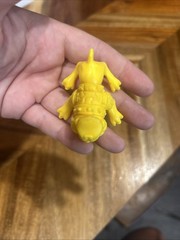 Vintage TMNT Raph the Green Teen Beret Biting Bulldog Figure