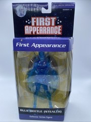 NEW Direct First Appearance Series 4 Blue Beetle Stealth Variant Action Figure