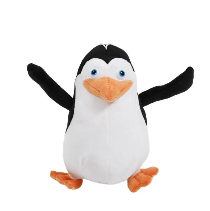 20-35cm 6 Styles Madagascar plush toy stuffed soft animal dolls giraffe hippo li
