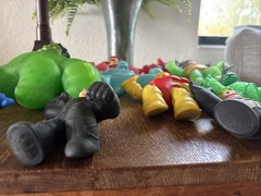 Lot of 10 Vintage Heroes of Goo Jit Zu Figures Moose Toys