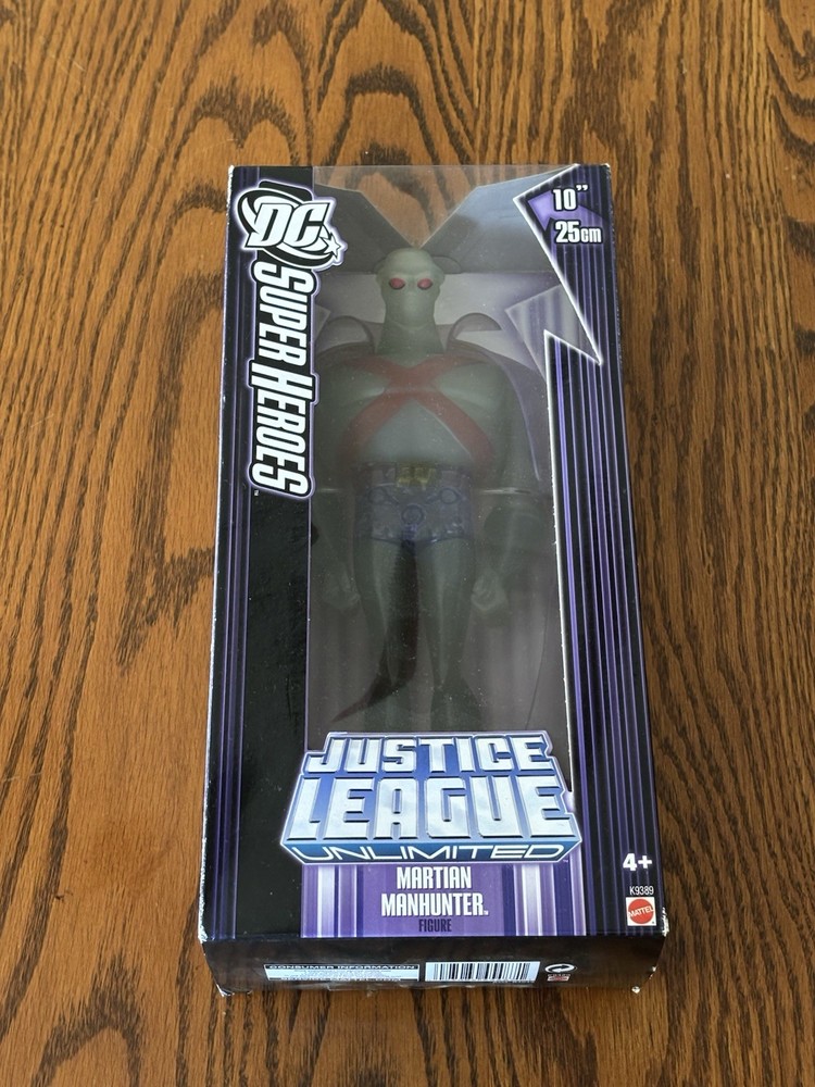MARTIAN MANHUNTER PHASING JUSTICE LEAGUE UNLIMITED 10″ New DC UNIVERSE Mattel