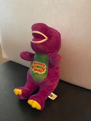 12 inch singing barney.
