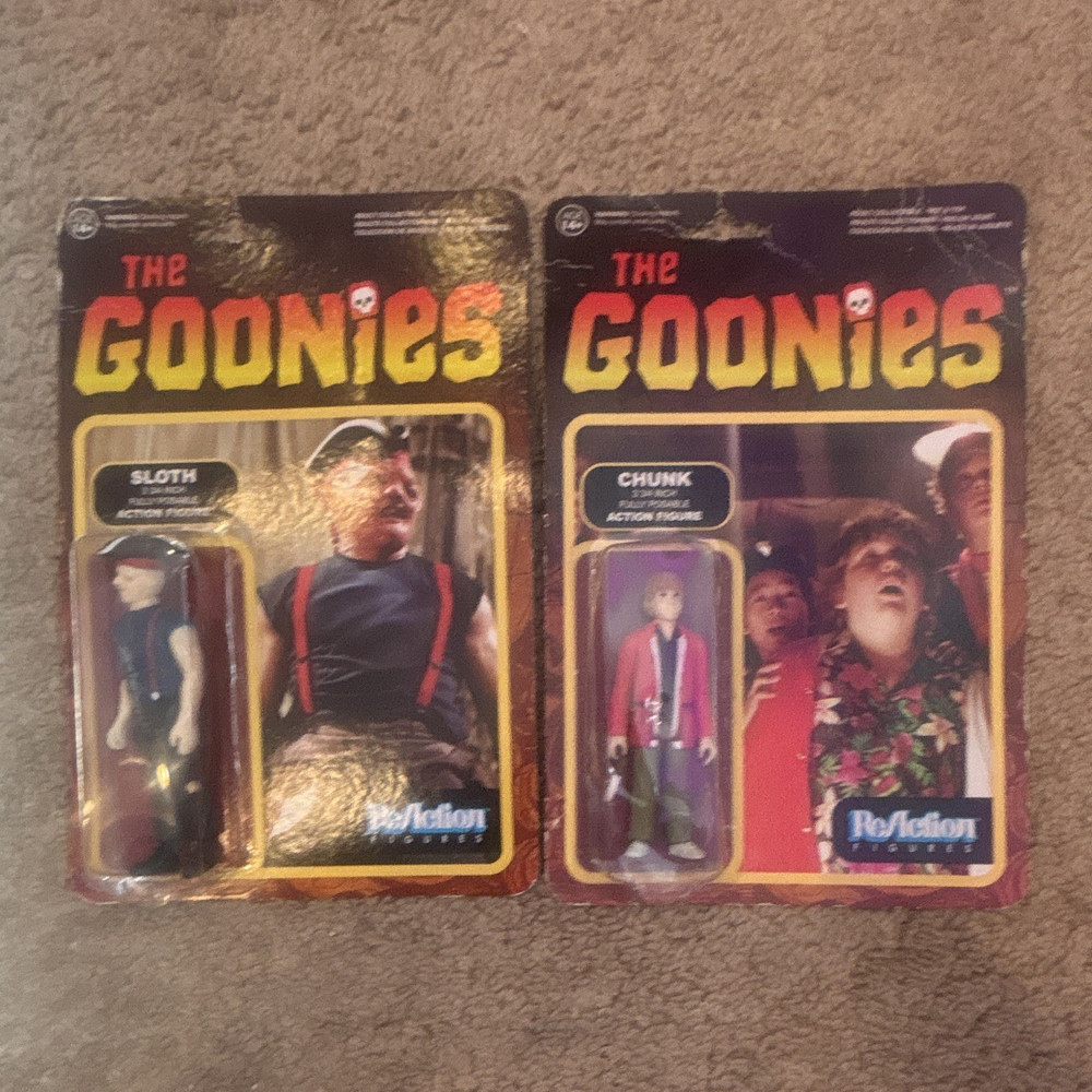 ReAction Figures The Goonies Sloth & Chunk 3.75in Action Figure Set