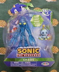 Jakks Pacific Sonic the Hedgehog CHAOS 4″ Figure with chao 35th Anniversary