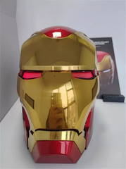Iron Man Mk50 Friday Helmet Autoking 1/1 Wearable Helmet Cosplay LED Gift