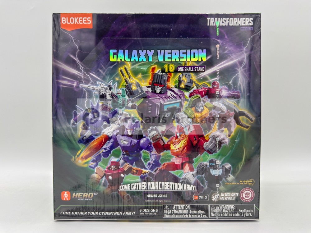 Blokees Transformers Galaxy Version 10 One Shall Stand Sealed Set of 9 Boxes