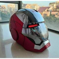 Autoking Iron Man Mask Mk5 1:1 Helmet Wearable Voice Touch Cosplay Props Jarvis